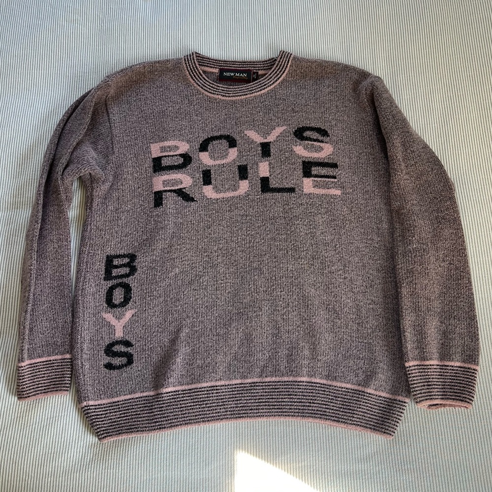 Vintage Boys Rule Sweater